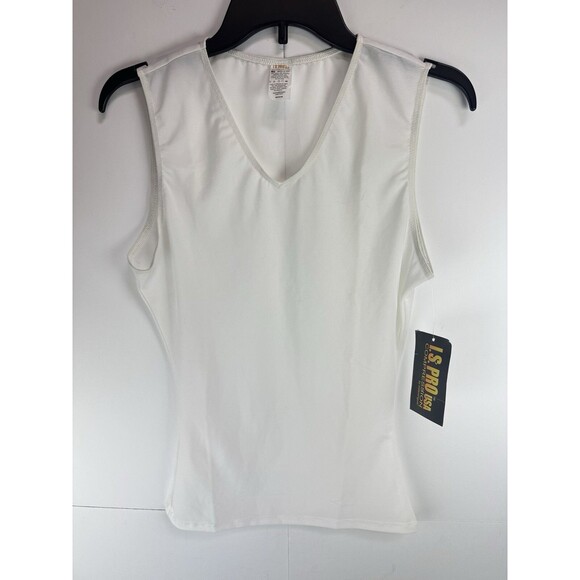 Insta Slim 180VSOON1 Power Mesh Compression Sleeveless V- Neck Tank Size: Medium - Picture 3 of 8